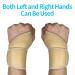 Abnii Wrist Support - Compression Brace for Carpal Tunnel & Arthritis Pain Relief - Beige (1Pair) - Buy Online on GoSupps.com