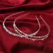 Molain 2 Pieces Double-layer Rhinestone Hair Hoop Headband Shiny Crystal Headbands Metal Hairband for Princess Wedding Bridal Headpieces(Gold+Silver) Style A - Buy Online on GoSupps.com