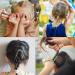 150 Pcs Kid Size Baby Hair Ties in 20 Colors - TailaiMei Elastic Hair Bands for Girls (Rainbow Color 1.2in) - Soft Ponytail Holders for Toddlers - Buy Online on GoSupps.com