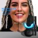 Afranti Home Wireless Teeth Whitening Kit - 16-Point LED Accelerator, Natural Whitening, Stain Removal - 4 Gel Pens, Color Card - Black - Buy Online on GoSupps.com
