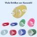 Buy Ponik's Self-Adhering Hair Roller Curlers Set - 12 Yellow 32mm Curlers for Perfect Curls - Buy Online on GoSupps.com
