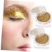 Didiseaon 2pcs glitter eyeshadow Highlighter flash loose eyeshadow glitter 1 count (Pack of 1) Golden - Buy Online on GoSupps.com