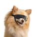Enjoying Sunglasses for Small Dogs UV Protection Windproof Anti-Fog Dog Goggles for Pets Black