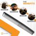 Kobe Pro Carbon Fibre Cutting Comb - Long & Parting Teeth, Anti-Static, Shatter-Proof - Ideal for Barbers & Hairdressers - Afro & Beard Comb - 22cm - Buy Online on GoSupps.com