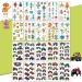 60 Sheets Temporary Tattoos for Boys - Waterproof Tattoo Stickers with Dinosaur, Robot, Truck, Space Designs | Kids Birthday Party Supplies - Buy Online on GoSupps.com