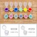 36 Large Empty Paint Pots with Lids - 5ml/0.17oz Acrylic Paint Containers for Kids Classroom Art Supplies - Buy Online on GoSupps.com