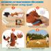 Petcronies Big Dog Toys - Tug-of-War & Cuddly Interactive Plush Squeaky Toys for Small Medium & Large Dogs - Relieve Boredom & Enhance Playtime (Brown) - Buy Online on GoSupps.com
