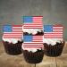50 Edible American Flag Cupcake Toppers Mini USA Flag Cake Decorations Stars And Stripes Decorations Olympics Party Decorations World Flags 4th Of July Patriotic Independence Memorial Veterans - Buy Online on GoSupps.com