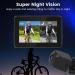 Blueear Bike Mirror Camera 1080P with 4.3 Screen, 130 Wide Angle Night Vision - 360 Adjustable Mount for Mountain & Road Bikes - Buy Online on GoSupps.com