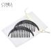 Camila Paris CP2872/2 French Hair Side Combs - Black Interlocking Combs for Women - Strong Hold Hair Clips for Bun Chignon Up-Do - Made in France - Buy Online on GoSupps.com