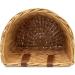 Prosource Wicker Bike Basket Front Cargo - Fits Most Bikes - Beach Cruiser, Ebike, Road Bike - Black/Light Brown - Buy Online on GoSupps.com