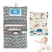 Bibykivn Premium diaper pocket diaper bag with diaper pad for on the go diaperedui with extra space compact diaper bag for on the way mamas diapers cream cloth baby organize (animal)