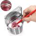 Kurtzy Stainless Steel Paint Brush Cleaner - Portable Double Layer Artist Washer with Leak Proof Design and Removable Filter Screen - Ideal for Oil Art Painting - Buy Online on GoSupps.com