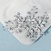 Wedding Hair Clip Wedding Hair Accessories Barrette Hair Decorations Handmade Flower Rhinestone Crystal Headpiece for Women Girls Bridal Bridesmaid Hair Pin (Sliver) - Buy Online on GoSupps.com