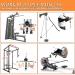 38IN Detachable Rubber Wrapped LAT Pull Down Bar for Cable Machine - Tricep and Back Muscle Exercises - Buy Online on GoSupps.com