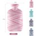 Roseo 2L Hot Water Bottle with Soft Cover - Pain Relief for Back, Neck & Shoulders | Cozy Nights - Buy Online on GoSupps.com