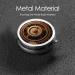 Mechanical Gear Portable Metal Pill Box | Round Mini 3-Compartment | Travel Essential for Small Pills | Durable Hinged Design in Black - Buy Online on GoSupps.com