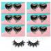 6 Pairs 18mm Mink Lashes 3D Real Mink Eyelashes Natural Look False Eyelashes 100% Handmade 6D Fluffy Soft Reusable Full Volume Strip Eye Lashes (Honey) 6Pairs 18mm Honey