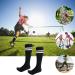 AnjeeIOT Kids Soccer Socks - White + Black | High School Team Dance Sports Socks for Boys & Girls (5-10 Years) - Buy Online on GoSupps.com