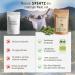 Spintz 1000 Pcs Vegan Chlorella Tablets 500mg | Bio Pressed Plastic-Free & Sustainably Packaged | 100% Organic Cultivation - Buy Online on GoSupps.com