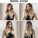 Esmee Long Wavy Ombre Brown to Blonde Synthetic Wig - 24 Inches | Heat Resistant for Daily Party & Cosplay - Buy Online on GoSupps.com