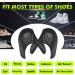 4 Pairs Shoe Crease Protectors for Air Force 1, Jordan 1, Dunk Low | Anti Crease Guards for Sneakers | Men's 7.5-12 Women's 5-8.5 | White+Black - Buy Online on GoSupps.com