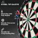 EastPoint Sports Bristle Dartboard and Cabinet Set with Easy Assembly - Complete with Accessories and Scoreboard - Buy Online on GoSupps.com