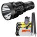Nitecore TM39 Lite 5200 Lumen 1640 Yard Long Throw Rechargeable Flashlight and LumenTac Organizer