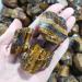 Natural Quartz Crystal Natural Tiger Eye Gravel Rough Stone Raw Stone Specimen Irregular Crystal Home Decor Home Office Decor ningxiao (Size : 500g) - Buy Online on GoSupps.com