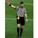 SOMSOC 6-Piece Men's Referee Costume Set - Official Umpire Jersey, Whistle, Hat, Cards, Penalty Flag - Rugby Necessities, Black/White - Large - Buy Online on GoSupps.com