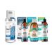 GuruNanda Dual Barrel Oxyburst Mouthwash Advanced Formula Oil Pulling with Tongue Scraper Original Oil Pulling Mickey D s Coconut and Peppermint Oil Pulling- For Fresh Breath & Healthy Teeth & Gums