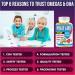 Kids Omega 3 Gummies with DHA & EPA Omega 3 Supplement for Kids & Teens Supports Brain Focus & Memory Eye Health Great Taste Non-GMO 60 Count - Buy Online on GoSupps.com
