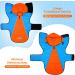 Shop Waterproof Rain Jacket for Dogs - Adjustable Reflective Coat for All Sizes - DQGHQME Ultra-Light Blue & Orange XL - Buy Online on GoSupps.com