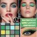 Green Eyeshadow Palette Makeup 16 Colors Highly Pigmented Long Lasting Waterproof Glitter Eye Shadow Plattet Blendable Forest Green Yellow Colorful Matte Eyeshadow Makeup Palette for Women - Buy Online on GoSupps.com