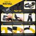 Adjustable Workout Rings - 15ft Long | Supports up to 661lbs | Non-Slip Tape Grip | Set of 2 - Buy Online on GoSupps.com