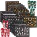 24 Sheets Christmas Nail Stickers Christmas Nail Art Stickers Decals Self-Adhesive 3D Snowflakes Santa Claus Christmas Trees Snowmen Patterns for Christmas Nail Decorations - Buy Online on GoSupps.com
