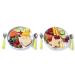 Shop Melii Caterpillar Spoon & Fork Set for Toddlers - Silicone & Stainless Steel Utensils | International Shipping - Buy Online on GoSupps.com