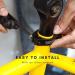 Vincita Lightweight Quick Release Seat Post Clamp for 27.2mm Seatpost - Ideal for Carrier Fixation on Mountain, BMX, and Road Bikes - Buy Online on GoSupps.com
