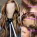 16 Brazilian Virgin Ombre Body Wave Lace Front Wig - Pre Plucked, HD Lace, 150% Density - Highlight Ombre - 9A Human Hair - Buy Online on GoSupps.com
