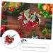 ABOOFAN 10pcs Simulated Christmas Berries Artificial Holly Berry Branch Artificial Pine Branches Christmas Berry Artificial Berries Pick Christmas Red Berry Pick Household Plastic Bouquet - Buy Online on GoSupps.com