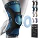 NEENCA knee support compressed knee band with patella gel pads & spring side stabilizers medical knee protectors for running meniscus tear arthritis joint pain relief ACL recovery blue L