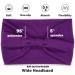VENUSTE Wide Headbands for Women - Fashionable Knotted Hair Bands 6PCS (Bright Color) - Buy Online on GoSupps.com