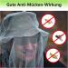 Grantop Mosquito Head Net - 2 Pack Nylon Face Mesh for Outdoor Activities - Gray/Green/Black - Buy Online on GoSupps.com