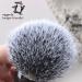 Haryali London Dachshaar Razor Brush - Premium Black Wet Shaving Brush for Cream & Soap - Luxurious Resin Handle & Metal Accents - Perfect for Smooth Shaving - Buy Online on GoSupps.com