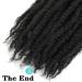 Ayana Marley Hair - 3 Packs 24 Braiding Hair for Faux Locs & Crochet (1B) | Synthetic Afro Extensions - Buy Online on GoSupps.com