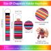 12-Piece Lipstick Holder Keychains Set with Neoprene Wristlet Lanyards - Vibrant Colors Portable Lip Balm Keyring Organizers - Buy Online on GoSupps.com