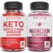 60 Keto Apple Cider Vinegar Gummies Advanced Weight Loss + 60 Magnesium Gummies Formualted with 770 MG Magnesium Citrate.