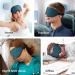 Buy LitBear 3D Breathable Sleep Mask - Adjustable Light Blocking Eye Mask for Side Sleepers | Soft & Lightweight Travel Accessory - Blue - Buy Online on GoSupps.com