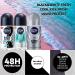 Nivea Men Roll-On Deodorant Pack - Black&White Fresh Cool Kick & Silver Protect, Alcohol-Free Antiperspirant, 48 Hours, 1.7 OZ (Pack of 3) - Buy Online on GoSupps.com