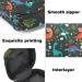 Dinosaur Print Sanitary Napkin Storage Bag | Menstrual Pad Pouch for Teen Girls & Women | Portable Nylon Oxford Cloth with Zipper | Multicoloured Design - Buy Online on GoSupps.com